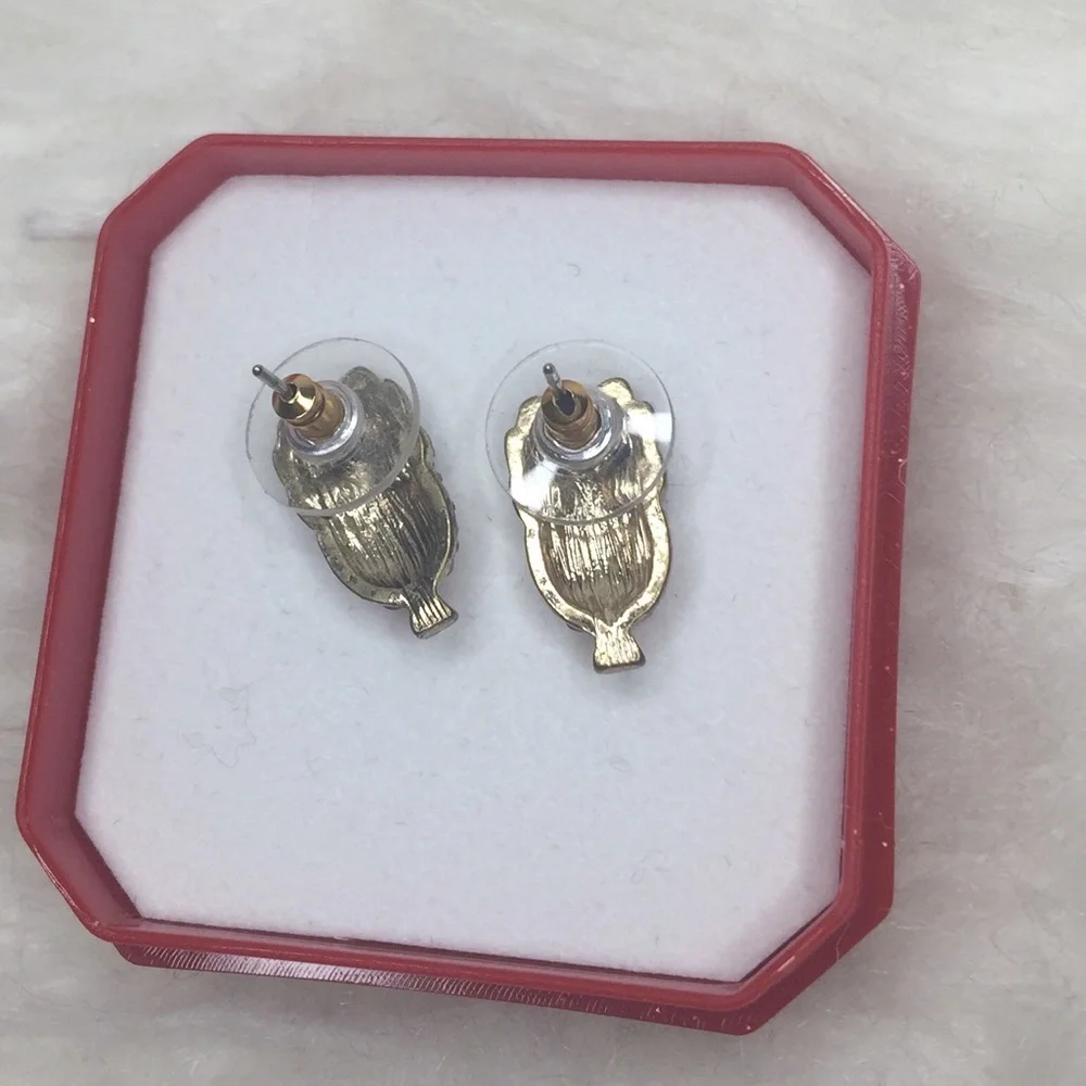 Betsey Johnson owl earrings